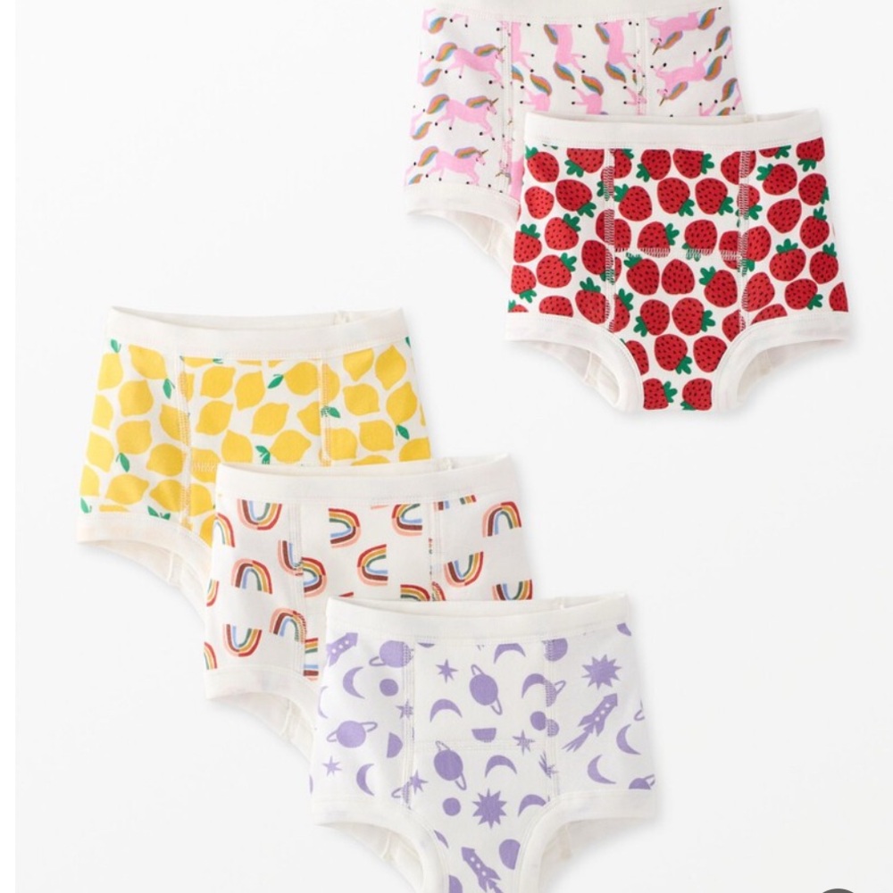 Hanna Andersson 5 Pack Training Underwear (Small)